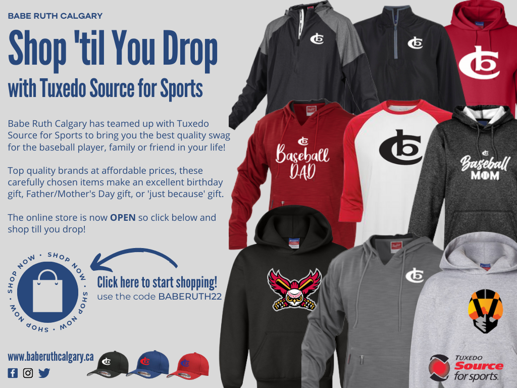 Babe Ruth Calgary Baseball Babe Ruth Apparel Babe Ruth Calgary Baseball